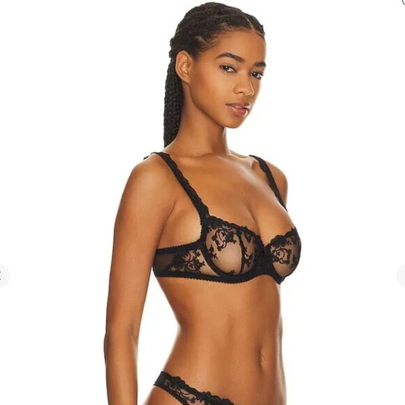 Brand New JOURNELLE Embroidered Balconette Bra - Picture 3 of 16